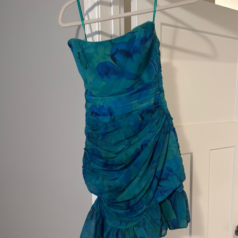Blue Floral Dress